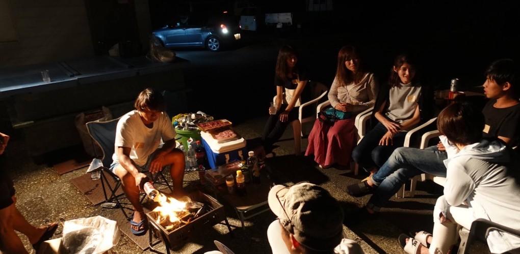 BBQの様子